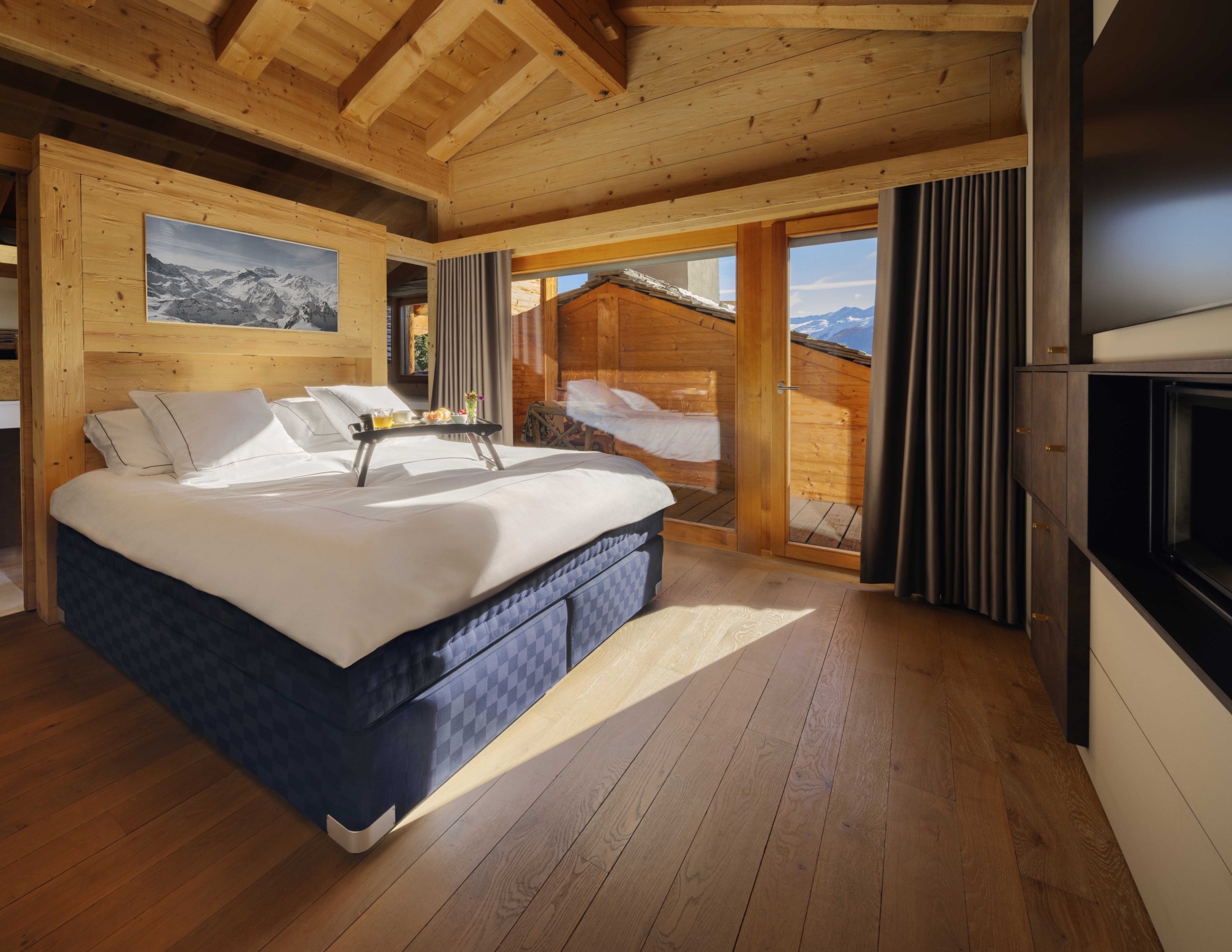 Chalet Belle Claire bedroom