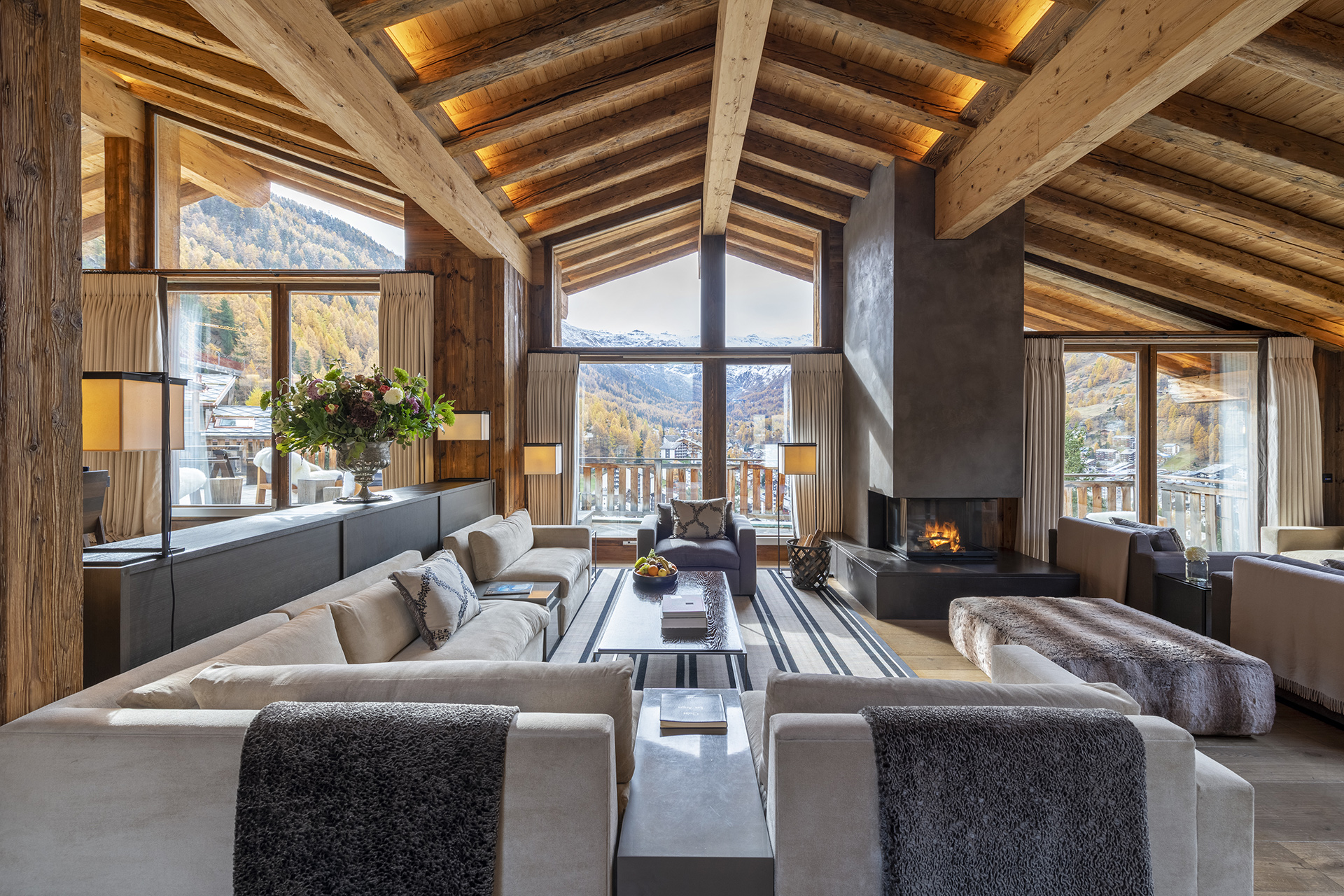Chalet Les Anges living area