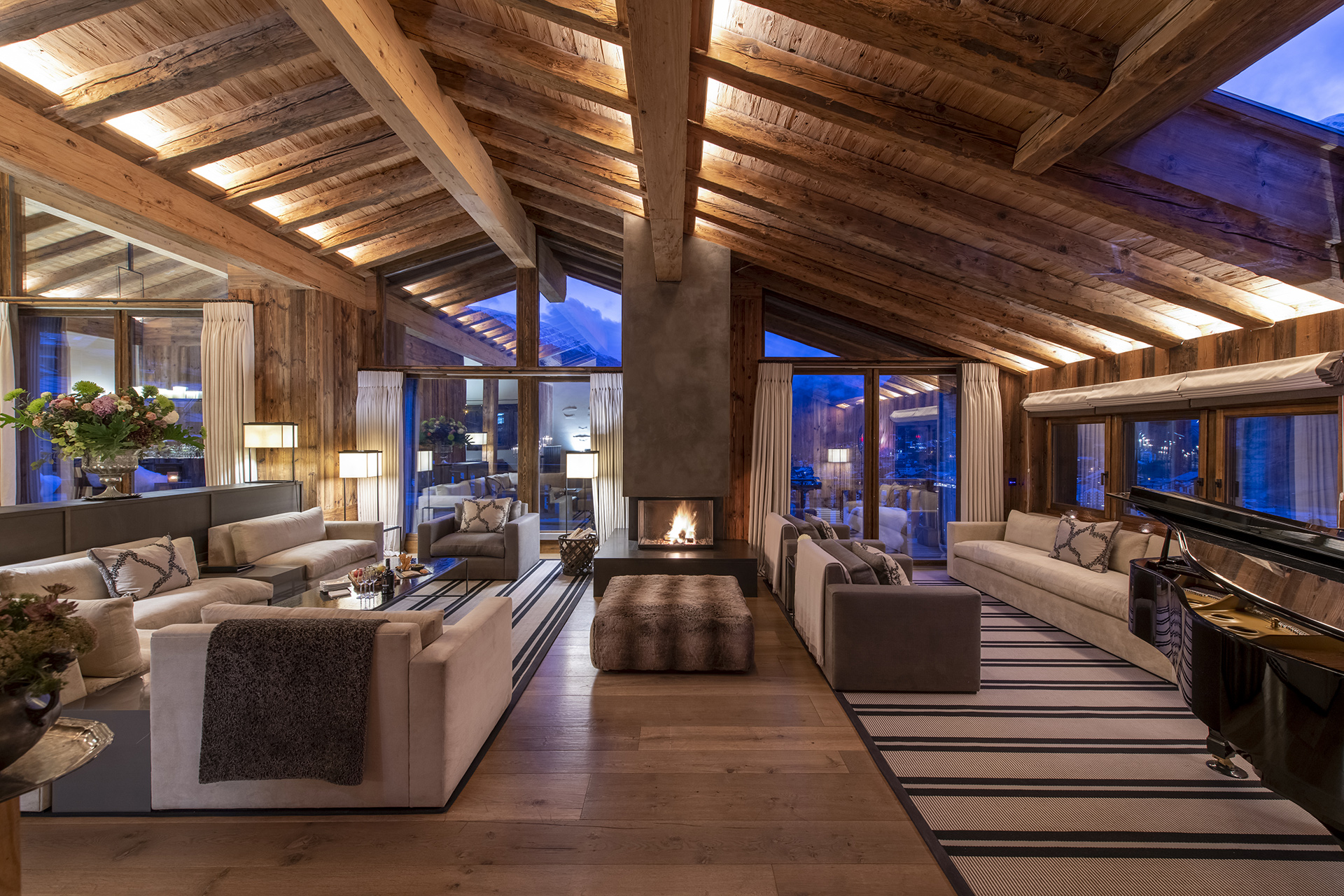 Chalet Les Anges living area