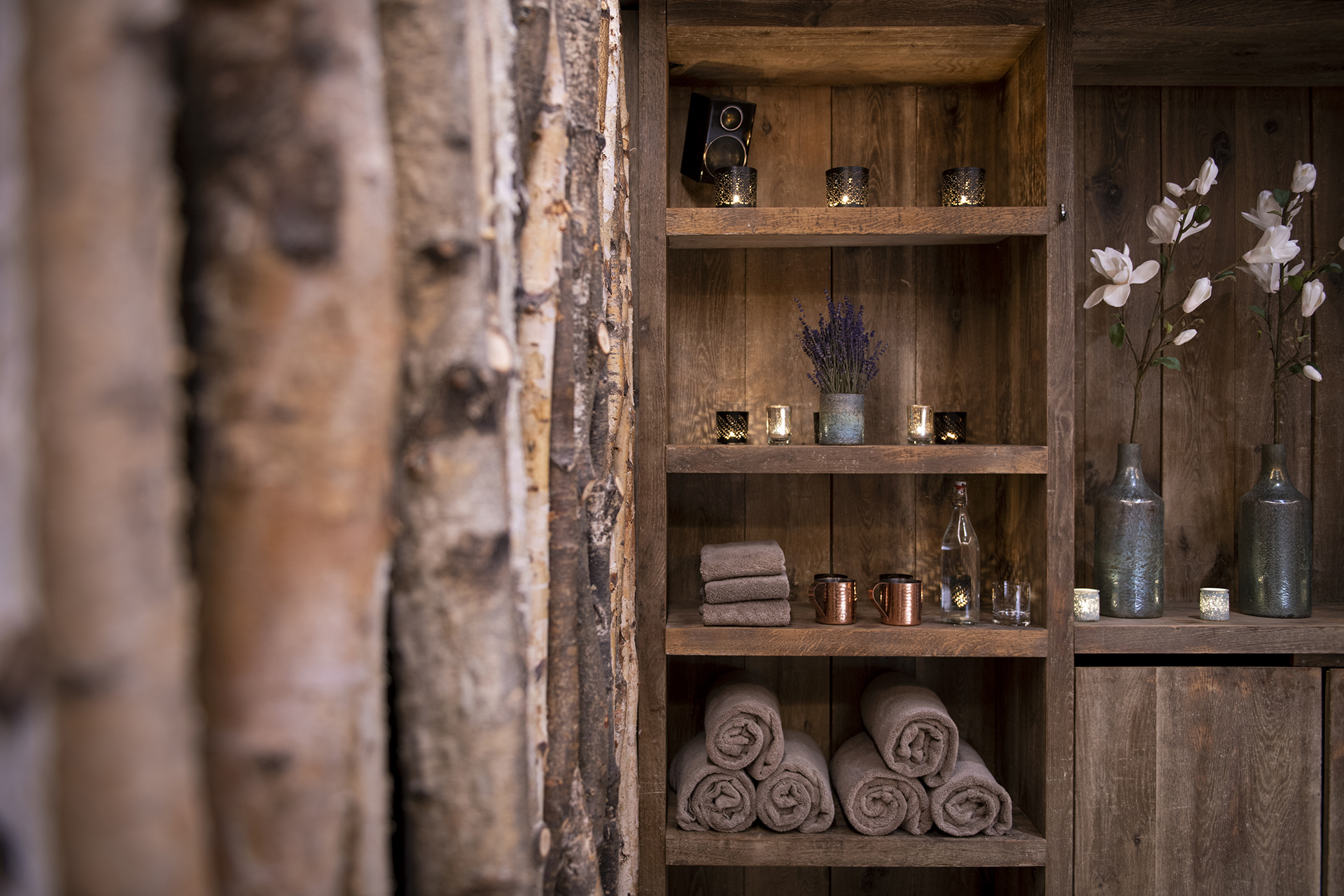 Chalet Les Anges wellness area