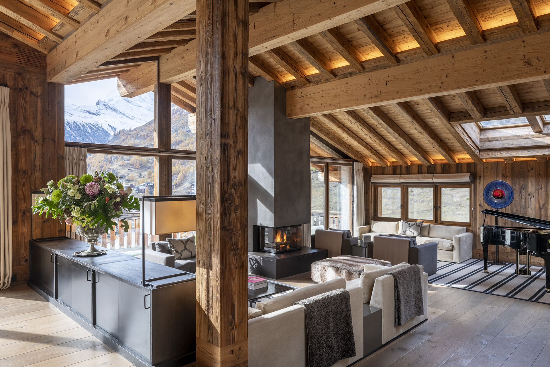 Chalet Les Anges living area