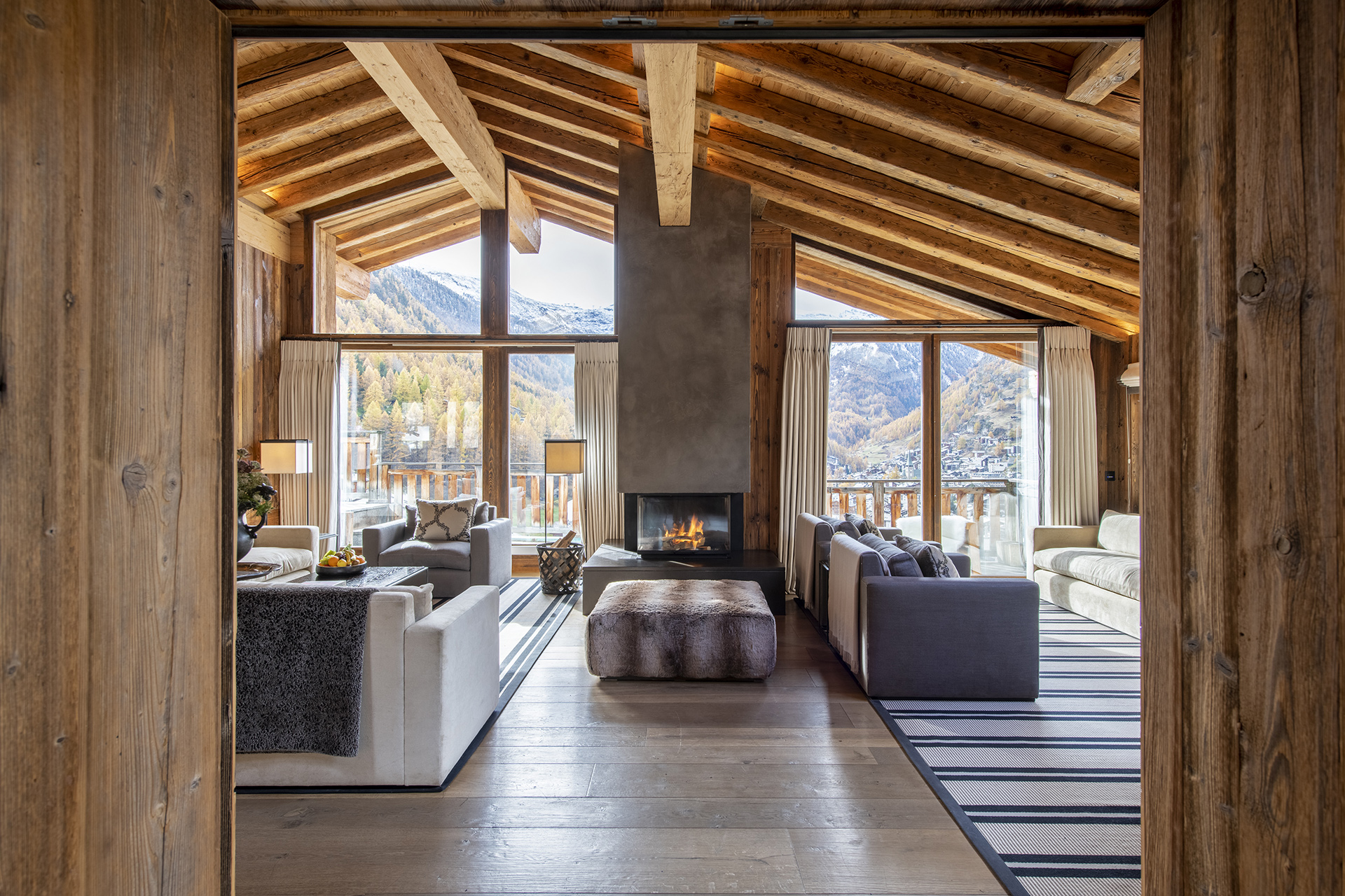 Chalet Les Anges living area