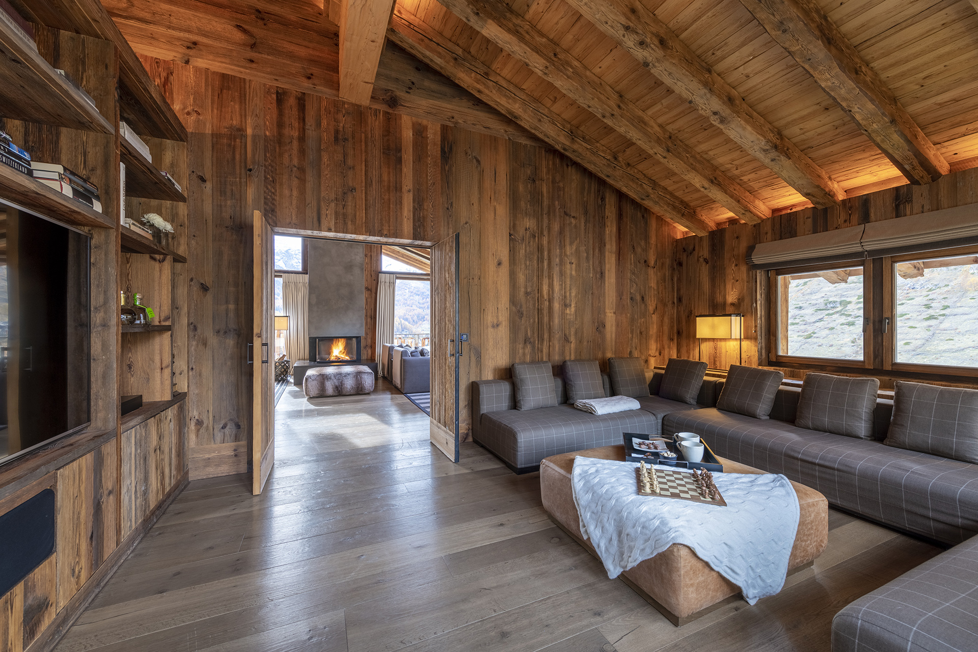 Chalet Les Anges living area